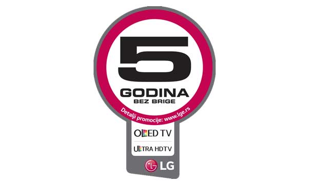 LG 5 godina garancije