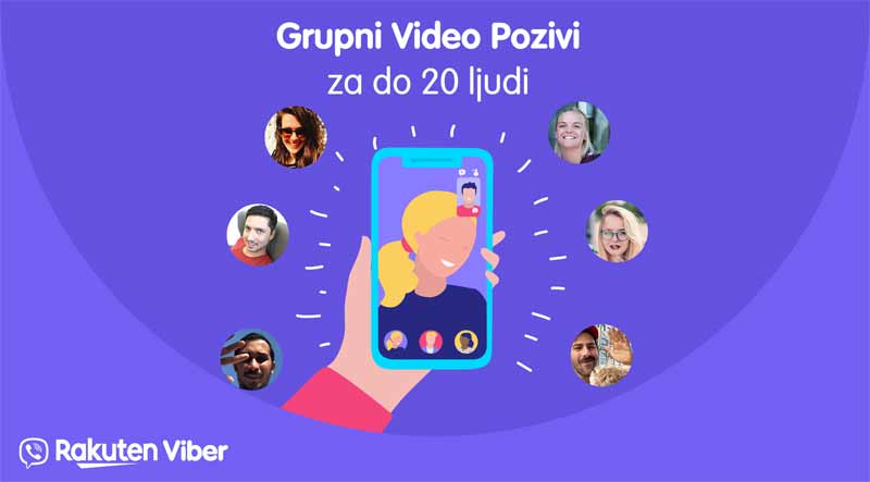 Grupni video pozivi u Viberu
