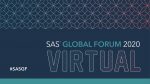 SAS Global Forum 2020