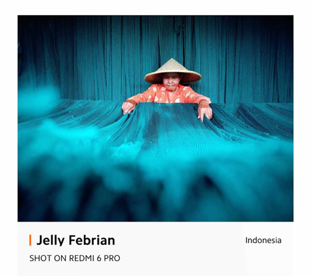 Pobednička fotografija nosi naslov „Stara dama plete riblju mrežu“.